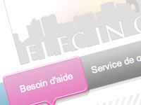 Création d'un logo et d'une charte de site pour une branche d'activité d'instaleo, orientée dans le service électrique