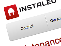 Création d'une identité (logo & site) pour l'entreprise de travaux électriques Instaleo