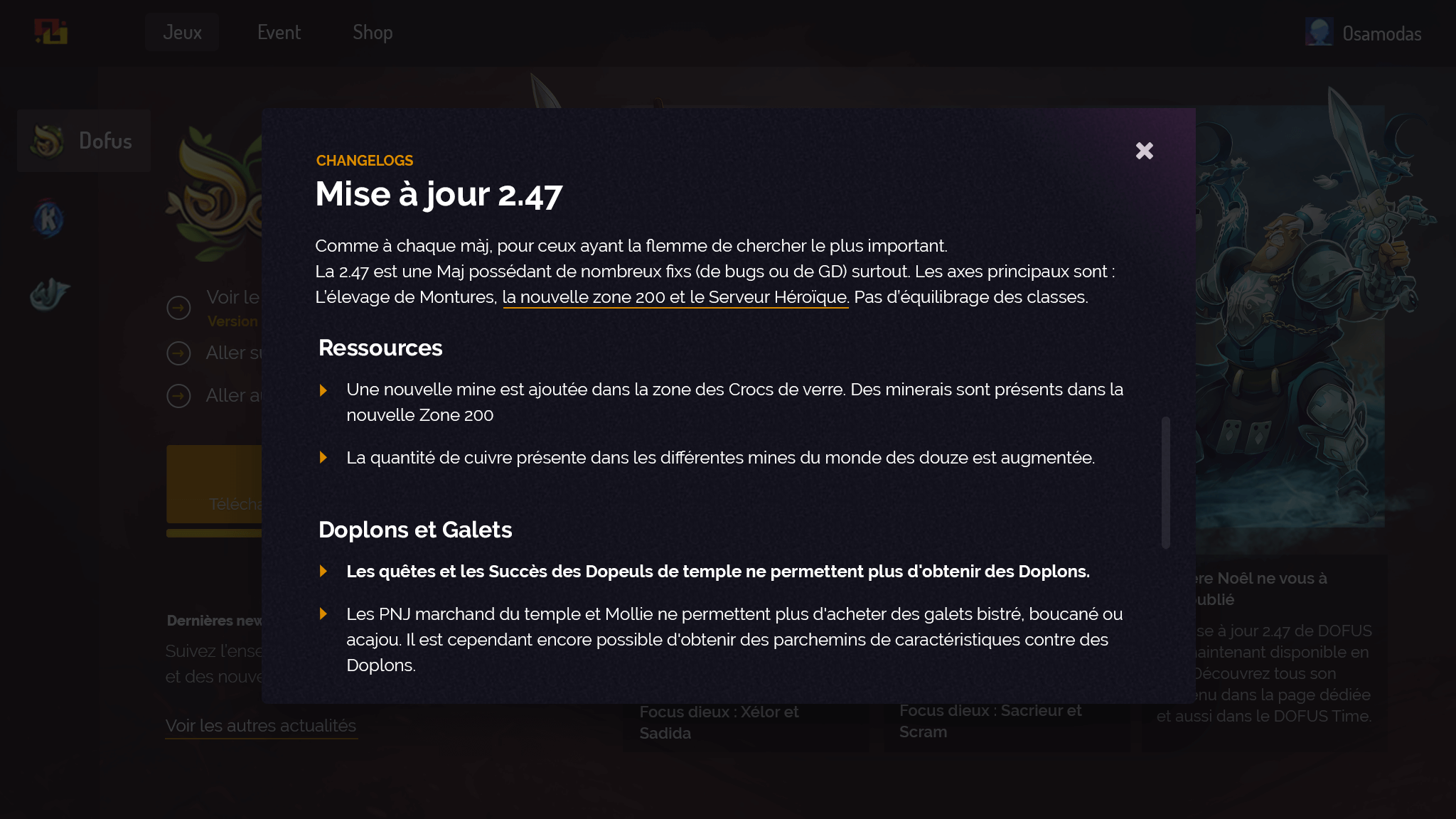 launcher ui popup