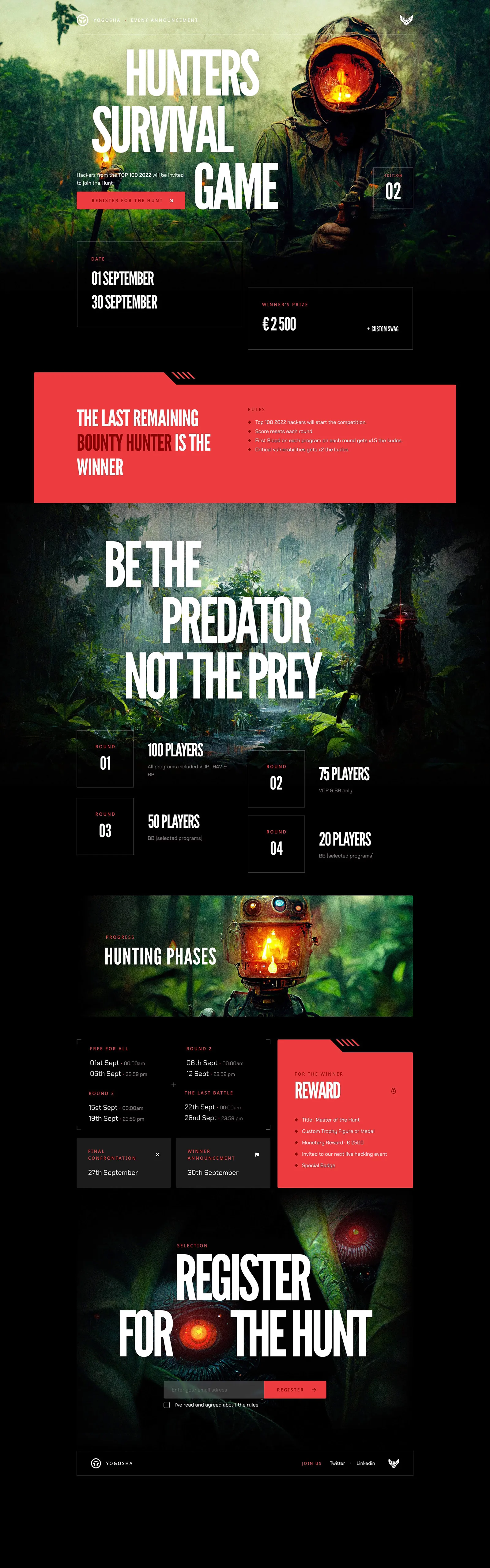 Landing page